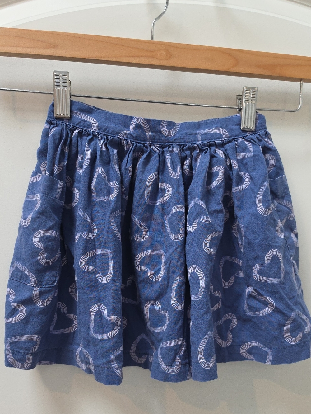 Stitch Kids Blue & White Patterned Skirt
